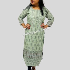 Light Green Pure Muslin kurta