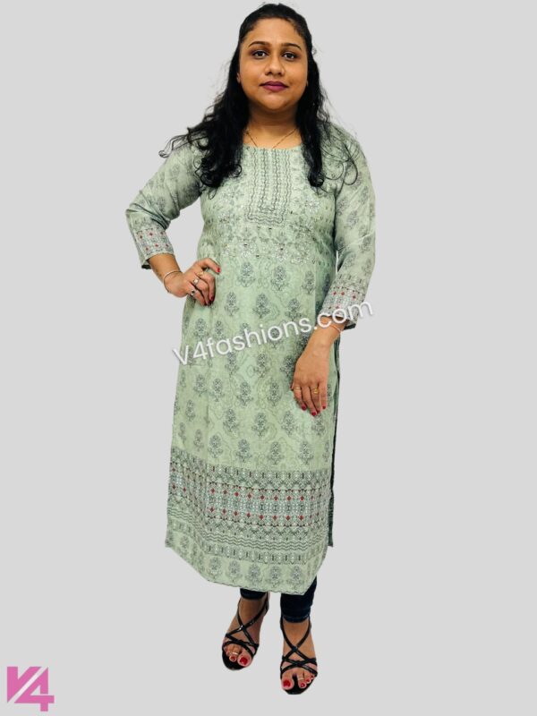 Light Green Pure Muslin kurta